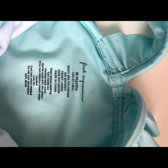 Baby Girls Flamingo Swimsuit - Picture 5 of 5